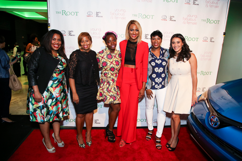 The Root Managing Editor Danielle Belton; Young, Fabulous and Female panelists Caralene Robinson, MaameYaa Boafo, Lauren Maillian and Jovian Zayne; and The Root Publisher Donna ByrdDerrick Davis